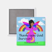 Aimant Merci Dieu Survivant ! (Recto/Verso)