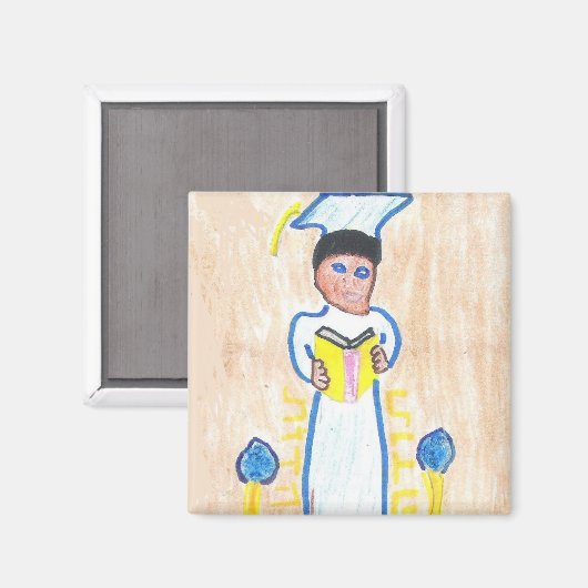 Aimant Merci Diplômé (Recto/Verso)