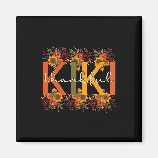 Aimant Merci Kiki Grand-mère Thanksgiving Kiki Grand (Devant)