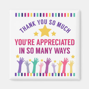 Aimant merci LES TRAVAILLEURS CLÉS