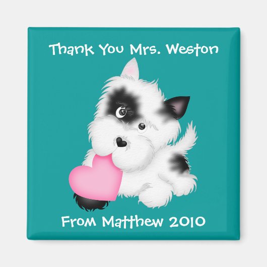 Aimant Merci magnétique (Devant)