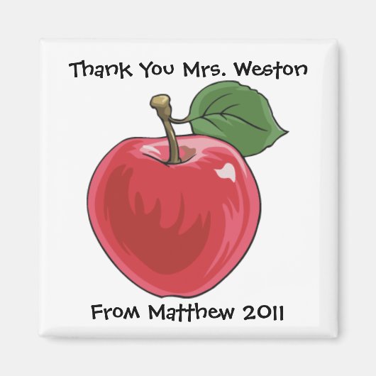 Aimant Merci magnétique (Devant)