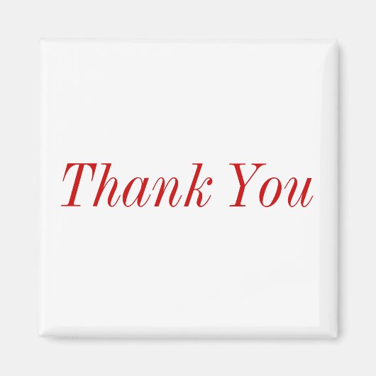 Aimant Merci magnétique (Devant)