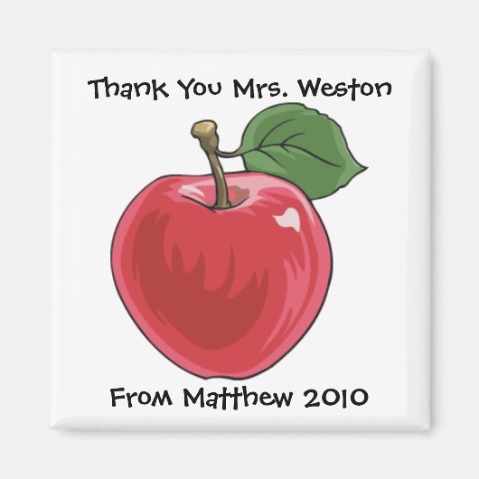 Aimant Merci magnétique (Devant)