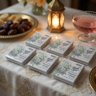 Aimant Merci Mariage Bouquet Flower Nikah Walima