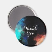 Aimant Merci moderne Abstrait de peinture (Recto/Verso)