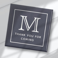 Merci Monogramme Chic Moderne Pour Venir