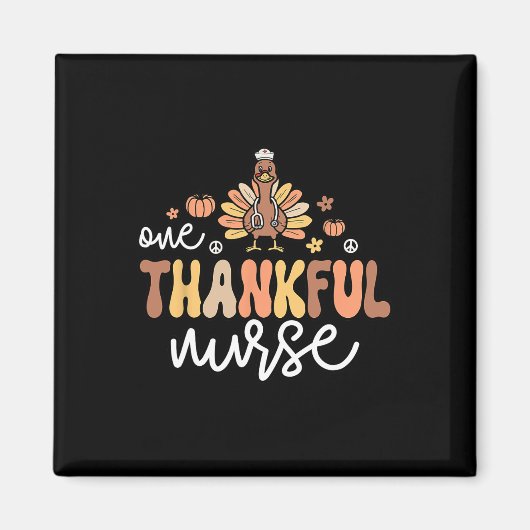 Aimant Merci Nurse Super Thanksgiving Nurse Turquie (Devant)