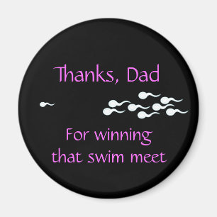 Aimant Merci, Papa...Pour Avoir Gagné Que La Baignade Se 