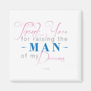 Aimant Merci pour élever l'homme de mes rêves