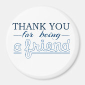 Aimant Merci pour être ami (Devant)