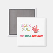 Aimant Merci Pour Être Génial (Recto/Verso)