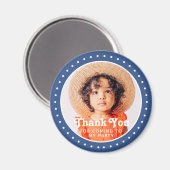 Aimant Merci Pour Les Points Modernes À Venir Photo Perso (Recto/Verso)