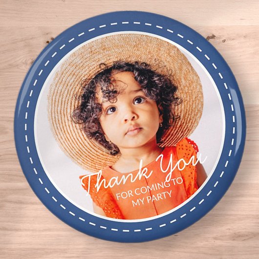 Aimant Merci Pour Venir Préppy Moderne Photo Personnalisé