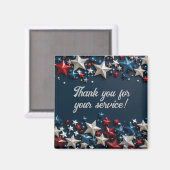 Aimant Merci pour votre service (Recto/Verso)