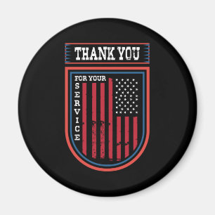 Aimant Merci Pour Votre Service Armée patriotique