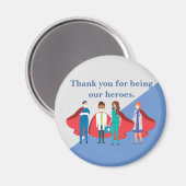 Aimant Merci Professionnels de la santé Héros Docteur Inf (Recto/Verso)