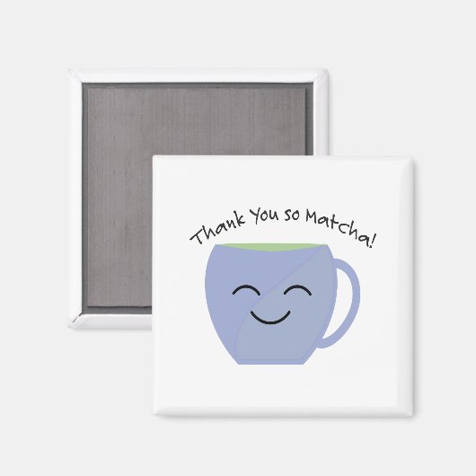 Aimant Merci So Matcha (Recto/Verso)