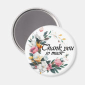 Aimant Merci tellement, Appréciation cadeau (Recto/Verso)