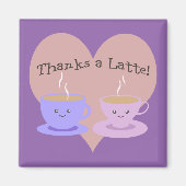 Aimant Merci Un Latte (Devant)