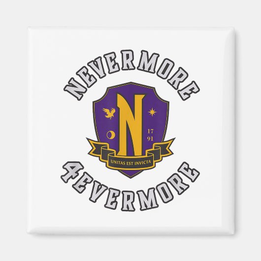 Aimant Mercredi - Nevermore 4evermore _1 (Devant)