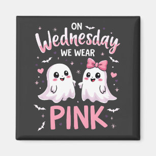 Aimant Mercredi, Nous Portons Le Crâne D'Halloween Éffray