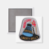 Aimant Mercure 4 : Liberty Bell 7 Gus Grissom (Recto/Verso)