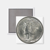 Aimant Mercury Dime products (Recto/Verso)