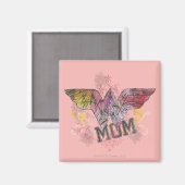 Aimant Merde Maman Médias Mixtes (Recto/Verso)