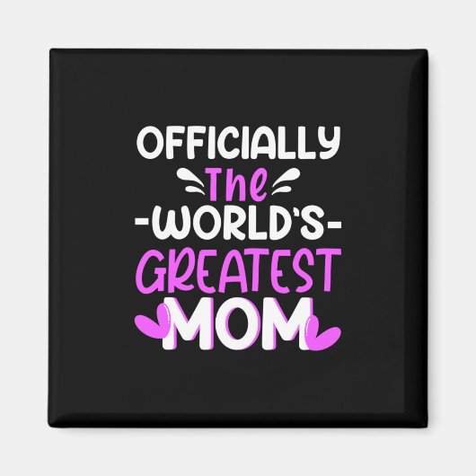 Aimant Mère Art Le Monde Plus Grande Maman (Devant)