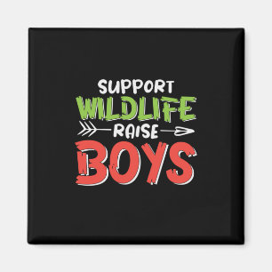 Aimant Mère Art Support Wildlife Raise Boys