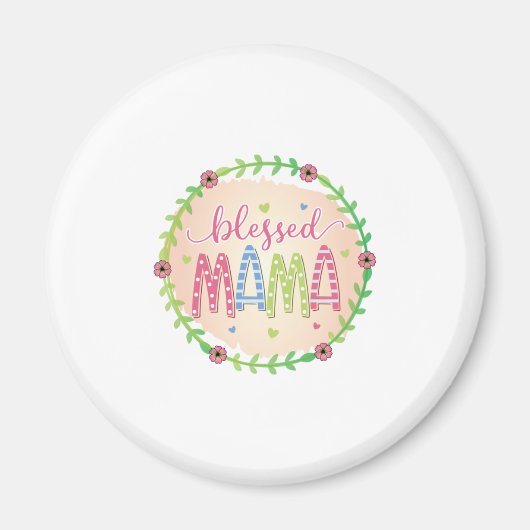 Aimant Mère Cadeau Béni Mère (Devant)