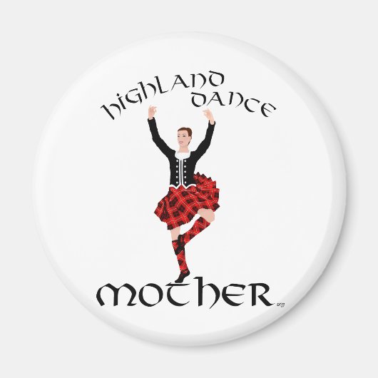 Aimant Mère de danse des Highlands (Devant)