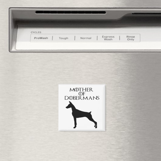 Aimant Mère de Doberman (In Situ (Lave-vaisselle))