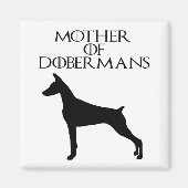 Aimant Mère de Doberman (Devant)