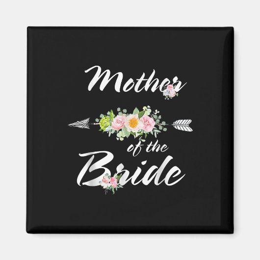 Aimant Mère De La Mariée Funny Mariage Fête Mère Lov (Devant)
