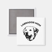 Aimant Mère de Labrador (Recto/Verso)