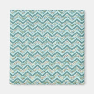 Aimant Mère de Pearl Turquoise ZigZag