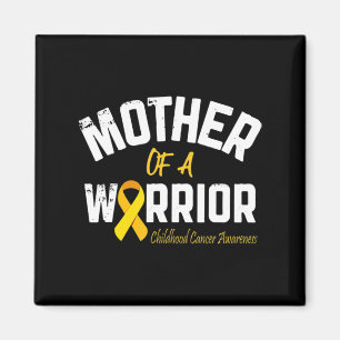 Aimant Mère D'Un Guerrier Enfance Cancer Sensibilisation 