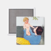 Aimant Mère et enfant, Mary Cassatt (Recto/Verso)