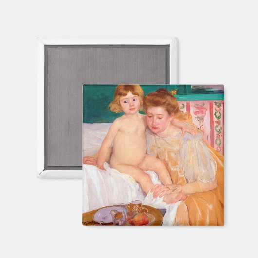 Aimant Mère et enfant, Mary Cassatt (Recto/Verso)