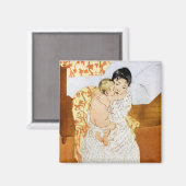 Aimant Mère et enfant, Mary Cassatt (Recto/Verso)