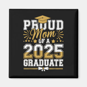 Aimant Mère fière d'un diplômé de 2025 Promotion 2025 Sen