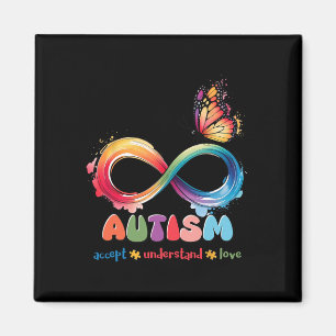 Aimant Mère Fils Famille Accepter Autistique Enfants Auti