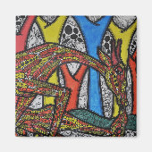 Aimant Mère Giraffe (Devant)