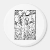 Aimant Mère Nature été (Devant)