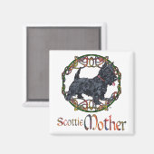 Aimant Mère Terrier Celtique Écossais (Recto/Verso)