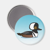 Aimant Merganser à capuchon (Recto/Verso)