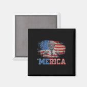 Aimant Merica Trump 4 juillet heureux Trump Drapeau améri (Recto/Verso)