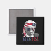 Aimant Merica Trump 4 juillet heureux Trump Drapeau améri (Recto/Verso)